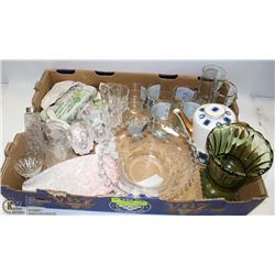 LOT OF COLLECTIBLE PLATES & CRYSTAL