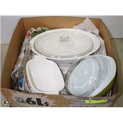 BOX W/4 COOKWEAR ITEMS INCL. 4 QT.