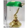 Image 1 : BRASS BANKER'S DESK LAMP