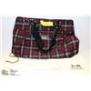 Image 1 : GENUINE COACH PLAID HANDBAG WITH DUST COVER