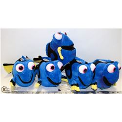FLAT WITH 5 DORY PLUSH PIGGY BANKS