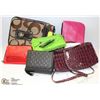 Image 1 : LOT OF 7 LADIES PURSES, WALLETS & MAKE-UP BAGS