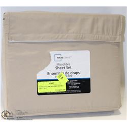 MAINSTAYS MICROFIBRE DOUBLE SHEET SET