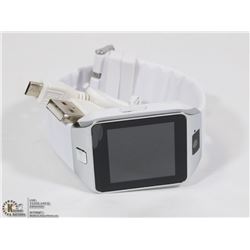 NEW WHITE AND S/S BLUETOOTH SMARTWATCH WITH CAMERA