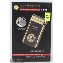 NEW AUTHORITY RECHARGEABLE ELECTRIC SHAVER
