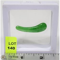 TOOTH SHAPE JADE STONE IN DISPLAY BOX