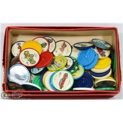 COLLECTION OF JELLO PICTURE TOKENS FROM THE 1960'S