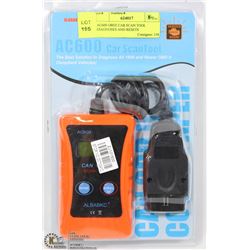 AC600 OBD2 CAR SCAN TOOL DIAGNOSES AND RESETS