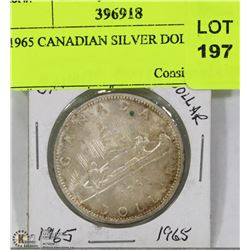 1965 CANADIAN SILVER DOLLAR