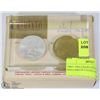 Image 1 : TWO  1964 CHARLOTTETOWN COINS  IN LUCITE (100TH