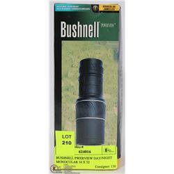 BUSHNELL POWERVIEW DAY/NIGHT MONOCULAR 16 X 52