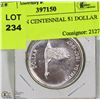 Image 1 : CANADIAN CENTENNIAL $1 DOLLAR COIN