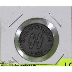 GERMANY NAZI SS 1939 COIN