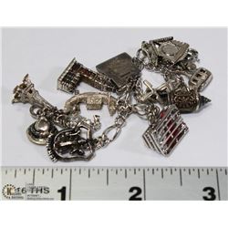 AROUND THE WORLD CHARM BRACELET