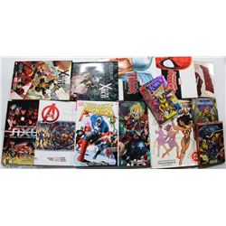 10 MARVEL XMEN ,AVENGERS,DAREDEVIL,THOR AND