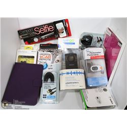 FLAT OF ASSORTED ELECTRONICS,WIRELESS SELFIE