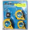 Image 1 : TUFF E NUF 4PC TAPE MEASURE SET