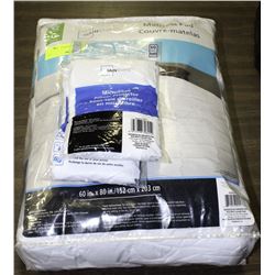 MAINSTAYS MATTRESS PAD COVER WITH 2 PILLOW CASES