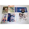 Image 1 : BOX W/OILER'S COLLECTIBLES INCL. OILERS