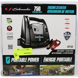 SCHUMACHER 750 AMP PORTABLE POWER  JUMP STARTER