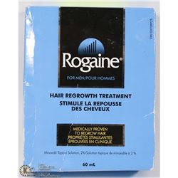 BOX WITH 60MLS ROGAINE FOR MEN