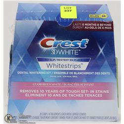 BOX WITH CREST 3-D WHITE 28 STRIPS-14 TREATMENTS