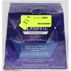 BOX OF CREST 3-D WHITE 40 STRIPS-20 TREATMENT