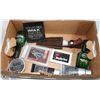 Image 1 : BOX W/NEW MEN'S COLOGNES, FIXED BLADE