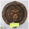 Image 1 : METAL LION FACE DOOR KNOCKER -