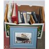 Image 1 : BOX W/TITANIC FRAMED NEEDLEPOINT, WOOD