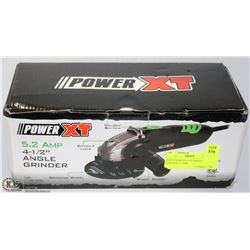 NEW POWER XT 4 1/2 ANGLE GRINDER,5.2 AMP