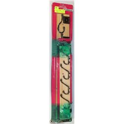 BUNDLE OF 4 HOOK & RAIL COAT HANGERS