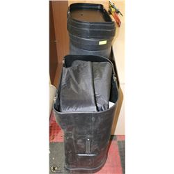 TWO TRADE SHOW DISPLAYS WITH CASES