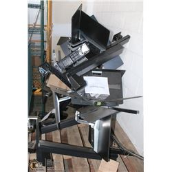 LOT OF 10 ERGOTRON DESK MOUNT MONITOR STATIONS
