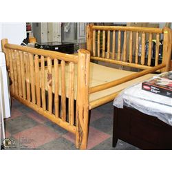 KING SIZE LOG BED FRAME