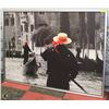 Image 1 : 40X55" FRAMED B&W ITALY STYLE PICTURE