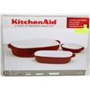 Image 1 : KITCHENAID 3PC STONEWARE BAKER SET