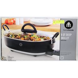 HOMETREND 6QUART DEEP SKILLET