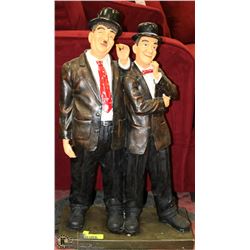 VERY RARE 1930'S LAUREL AND HARDY 32" STATUE
