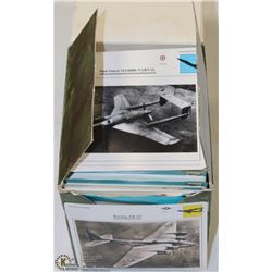 150 COLLECTOR CARDS OF AIRPLANES