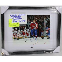 ANDREI MARKOV  GUARANTEED AUTHENTIC AUTOGRAPH