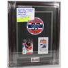 Image 1 : CONNOR MCDAVID PRE NHL CARD FRAMED