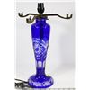 Image 1 : BLUE CRYSTAL LAMP NO SHADE