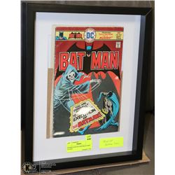 FRAMED 42YR OLD BATMAN COMIC ,25 CENT