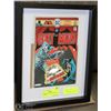Image 1 : FRAMED 42YR OLD BATMAN COMIC ,25 CENT