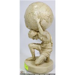 ATLAS STATUE - 14.5"H X 7"W