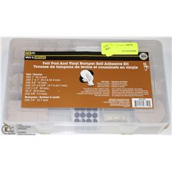 FIX IT 300 PC FELT PAD AND VINYL BUMPER SELF