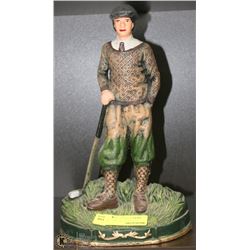 CAST IRON GOLFER DOOR STOP