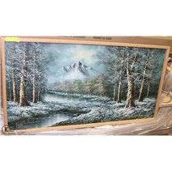 OIL ON CANVAS  PAINTING BY NOLWOOD