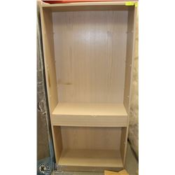 WOODEN BOOK SHELF 32"X12"X72" H
